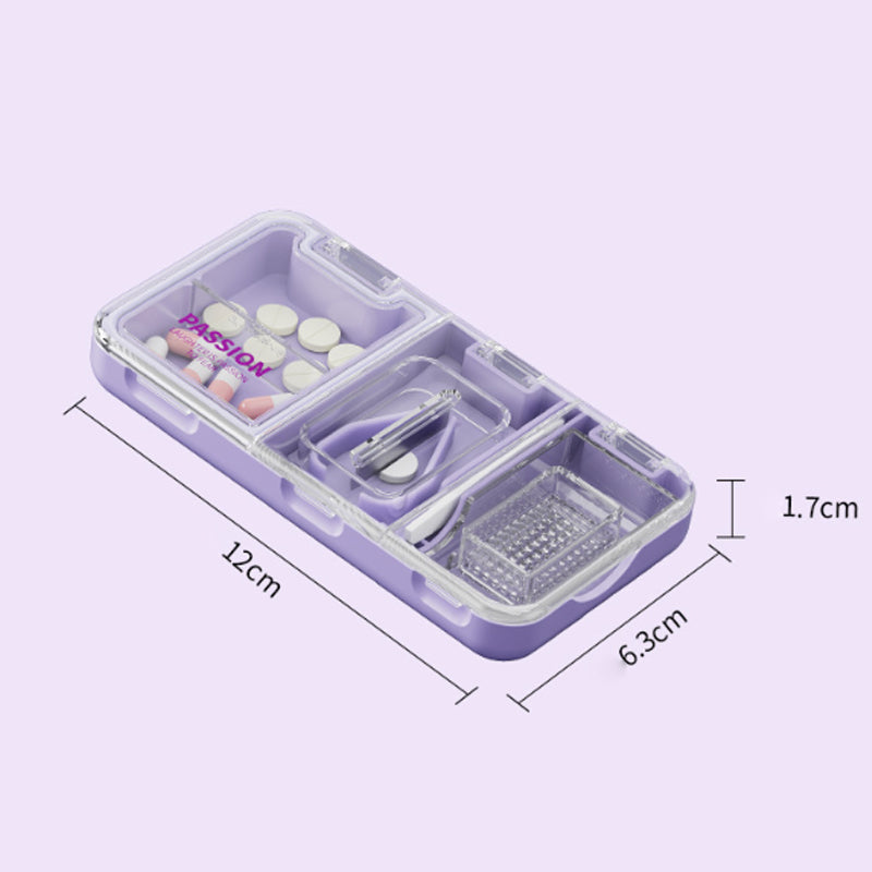 3-In-1 Pill Cutter Pill Packaging Box