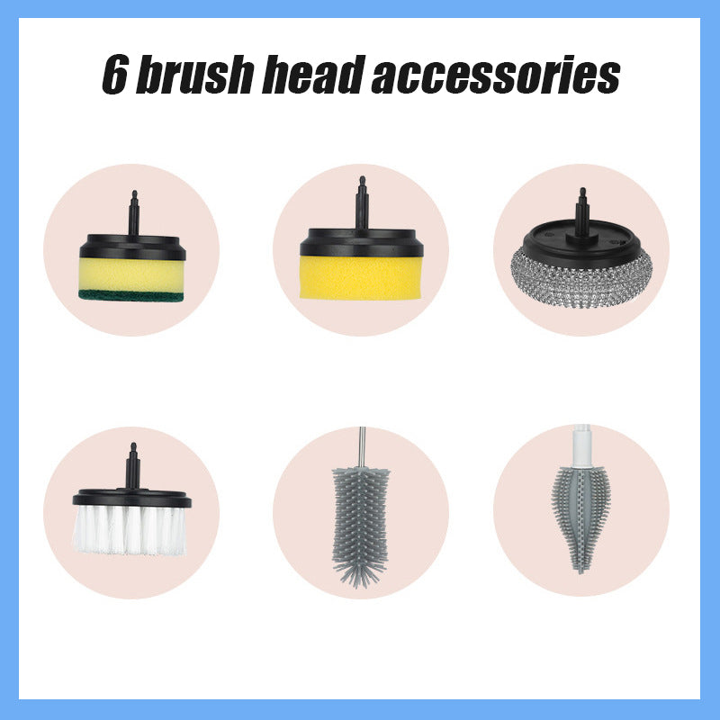 💥Multifunctional household electric cleaning brush
