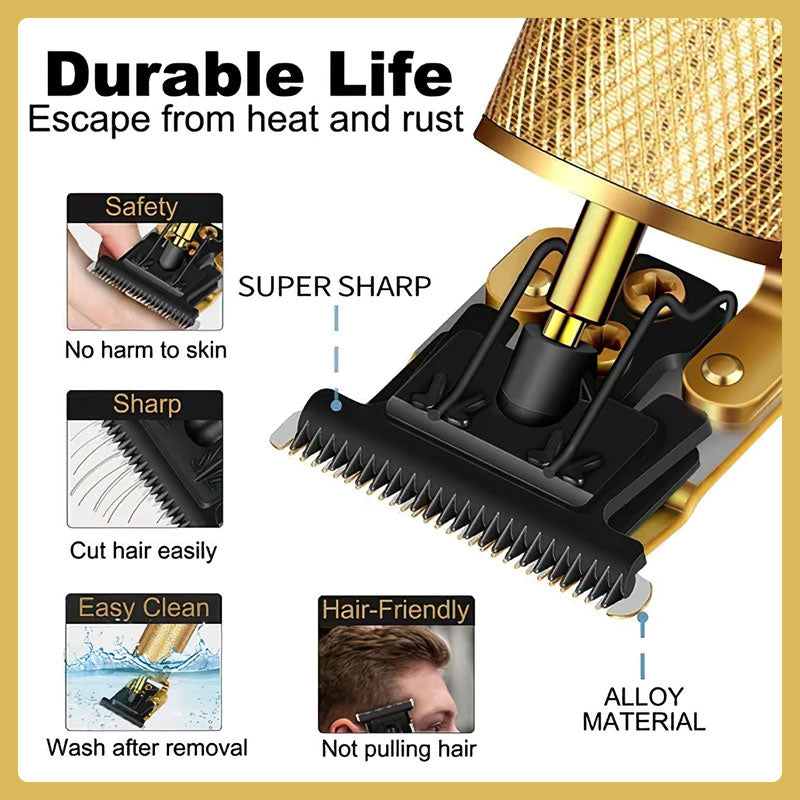 🔥Cordless Zero Gapped Trimmer Hair Clipper