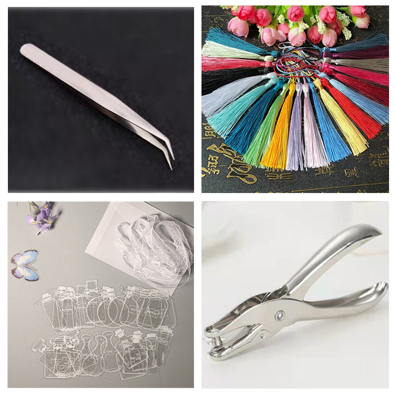 30 PCS Dried Flower Bookmarks