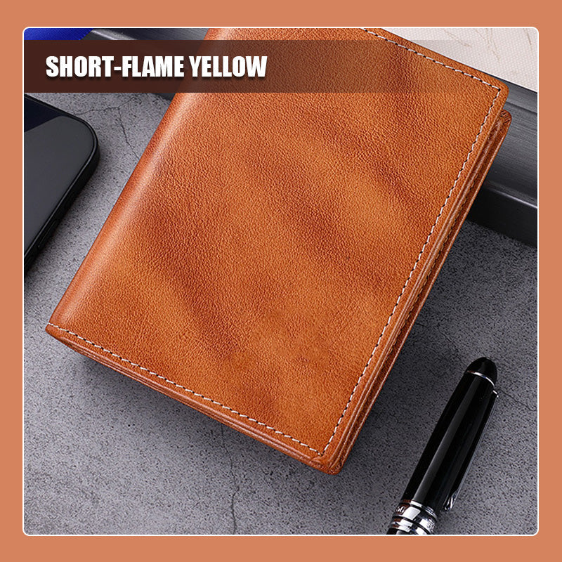 Genuine Leather Rfid Anti-theft Wallet