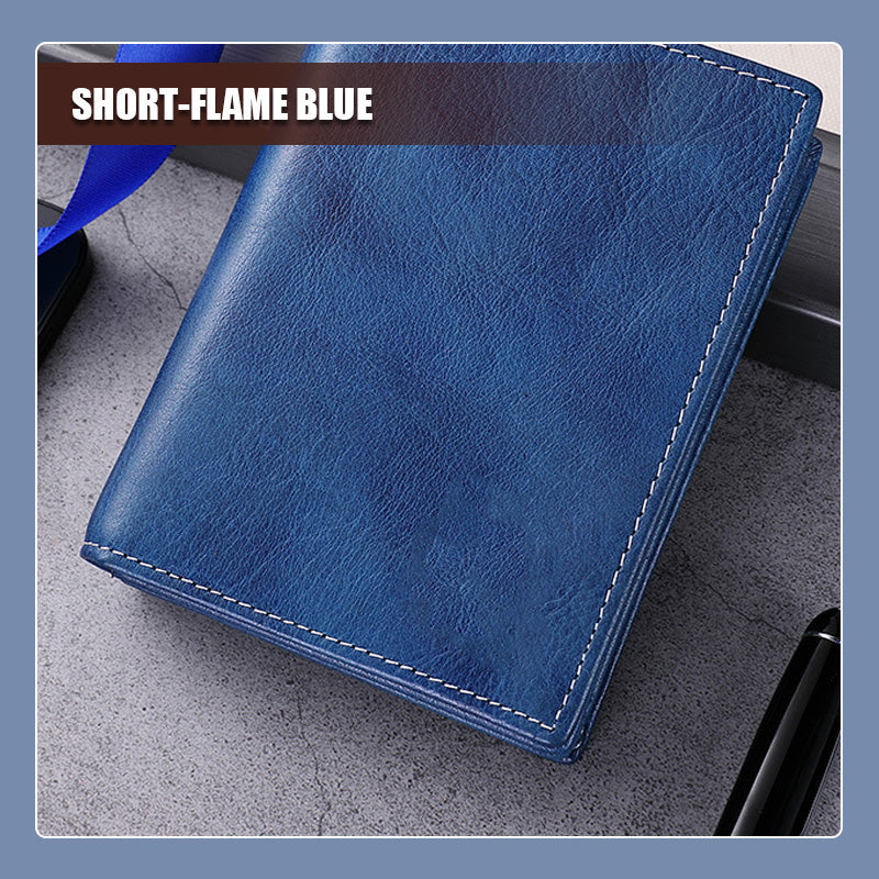 Genuine Leather Rfid Anti-theft Wallet