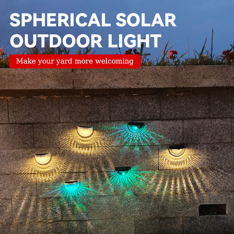 Spherical Solar Outdoor Light