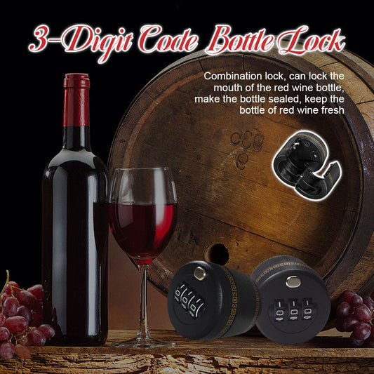 3-Digit Code Bottle Lock