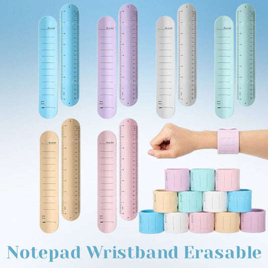 💥Notepad Wristband Erasable