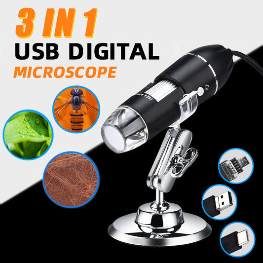 3 In 1 Usb Digital Microscope