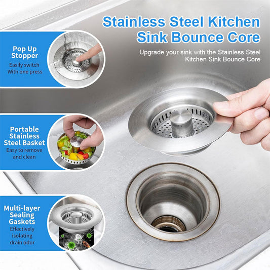 Stainless Steel Kitchen Sink Bounce Core