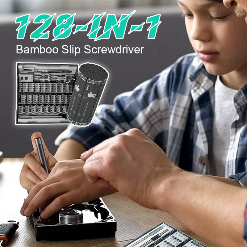 128-In-1 Bamboo Slip Screwdriver