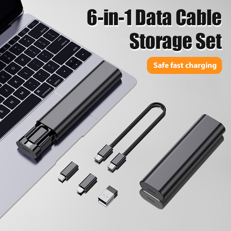 6-in-1 Data Cable Storage Set