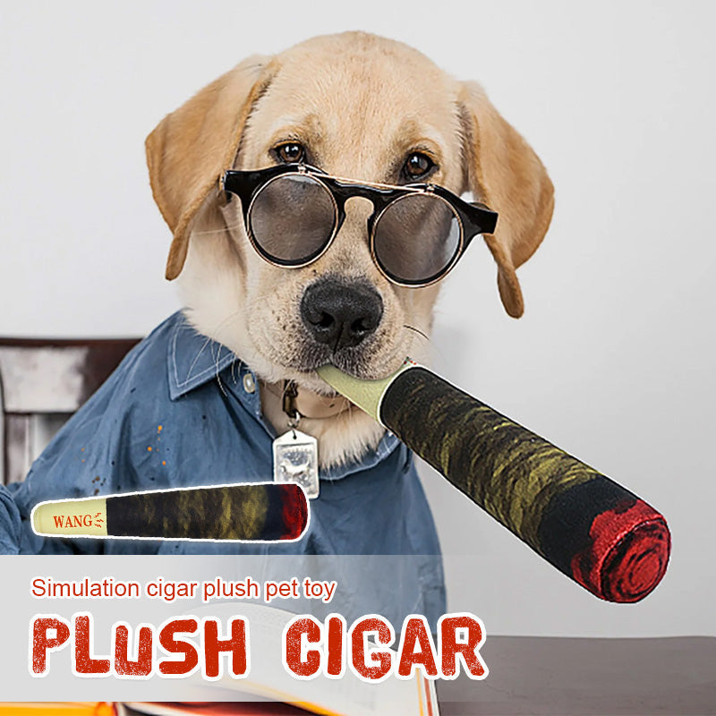 Simulation Cigar Plush Pet Toy