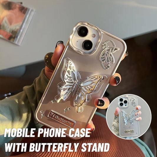 Cell Phone Case With Butterfly Stand