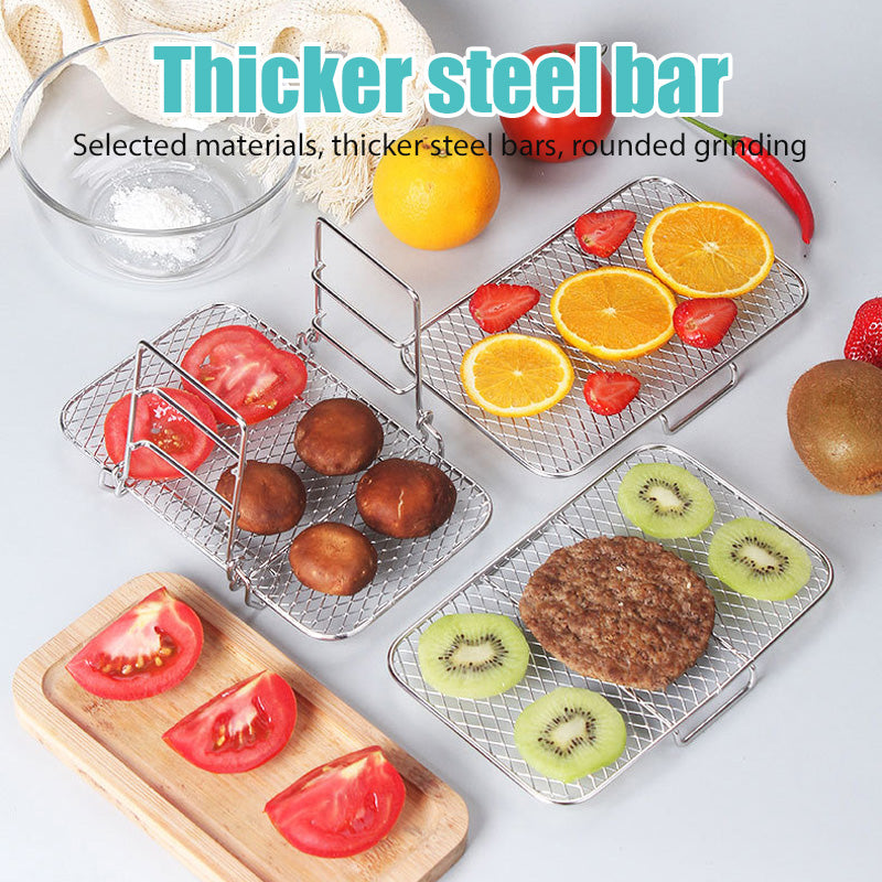 304 Stainless Steel Three-Layer Steaming Rack