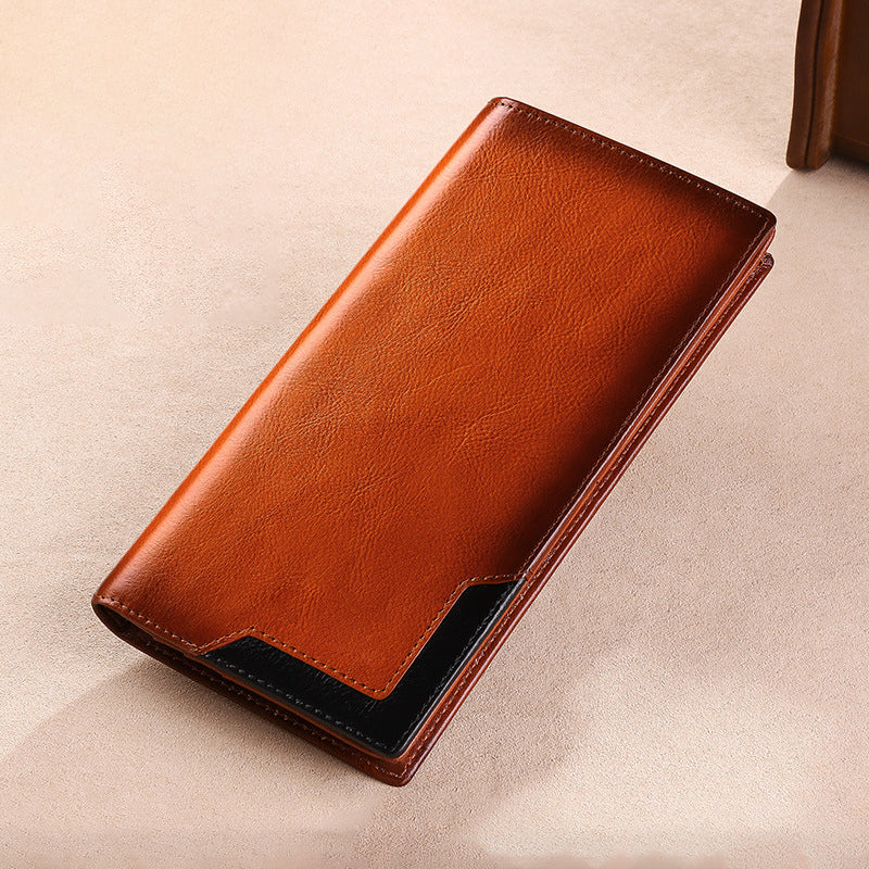 Genuine Leather Rfid Anti-theft Wallet