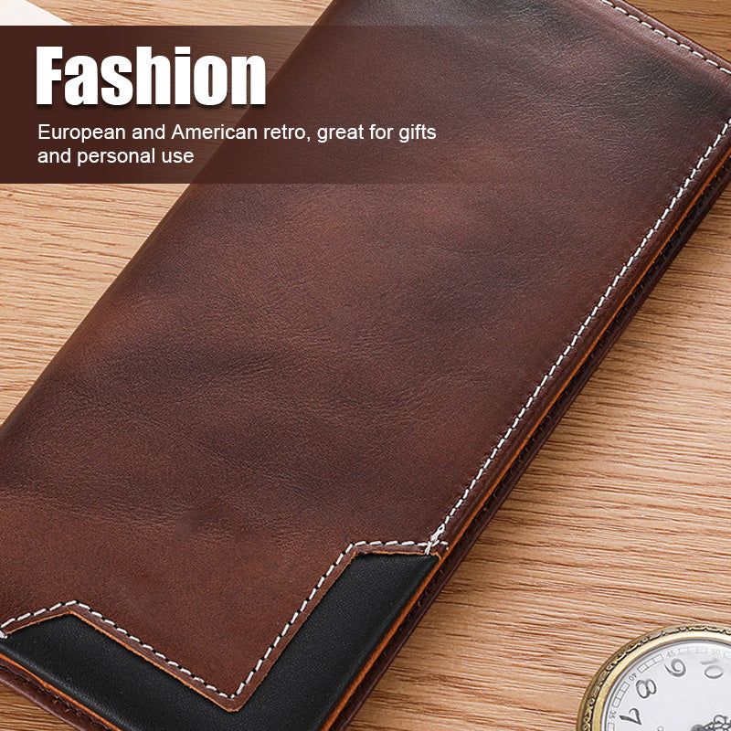 Genuine Leather Rfid Anti-theft Wallet