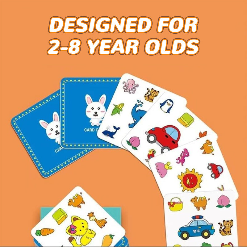 Crazy Pair Of Collision Children's Educational Board Game Cards