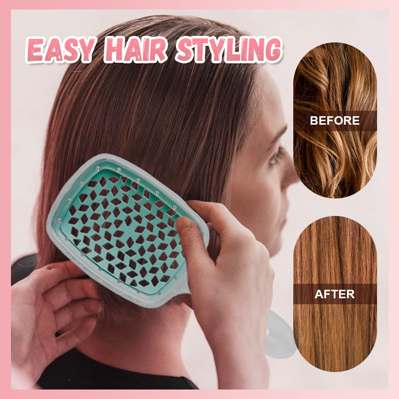 Square Hollow Massage Comb