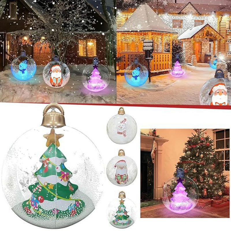 Outdoor Christmas PVC inflatable Decorated Ball