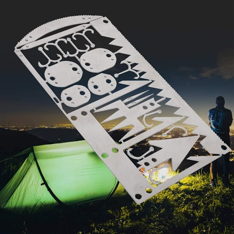 Outdoor Multifunctional Fishhook Card