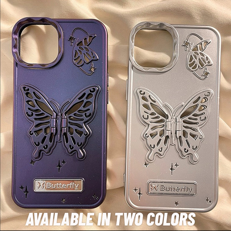 Cell Phone Case With Butterfly Stand