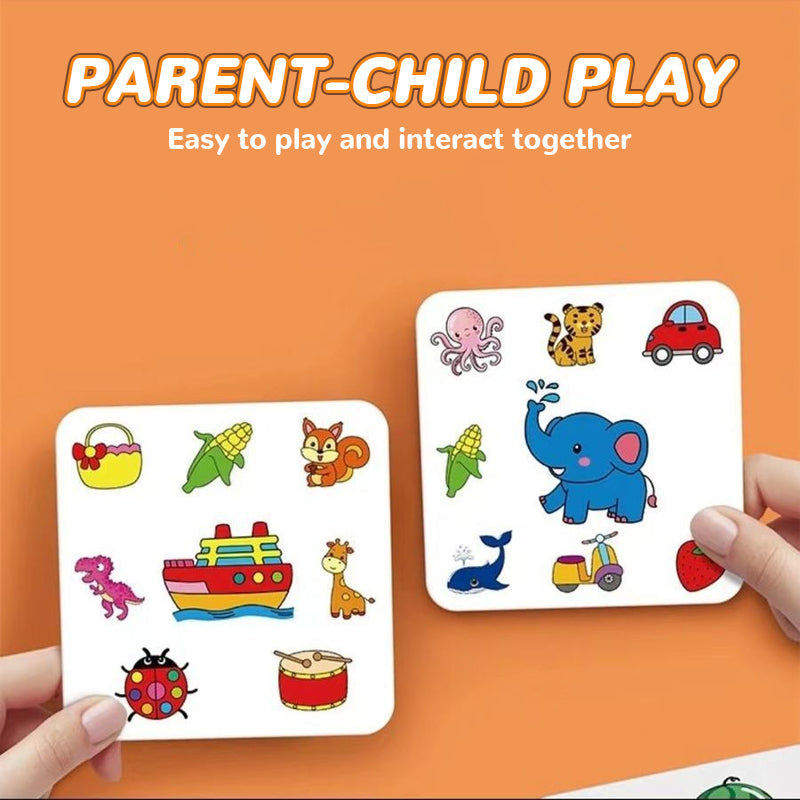 Crazy Pair Of Collision Children's Educational Board Game Cards