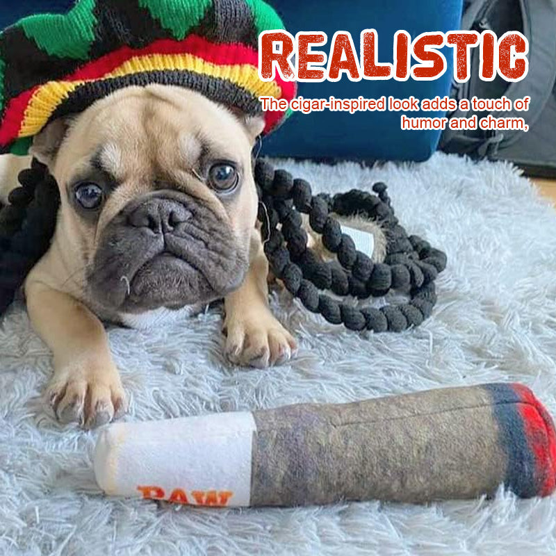 Simulation Cigar Plush Pet Toy