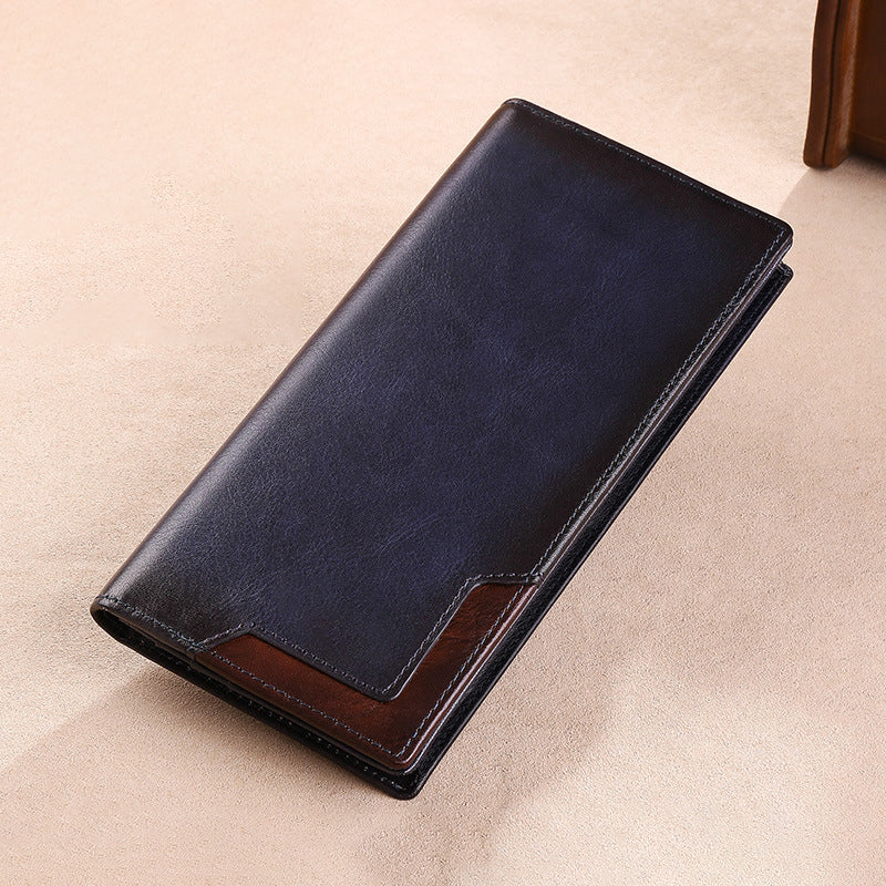 Genuine Leather Rfid Anti-theft Wallet