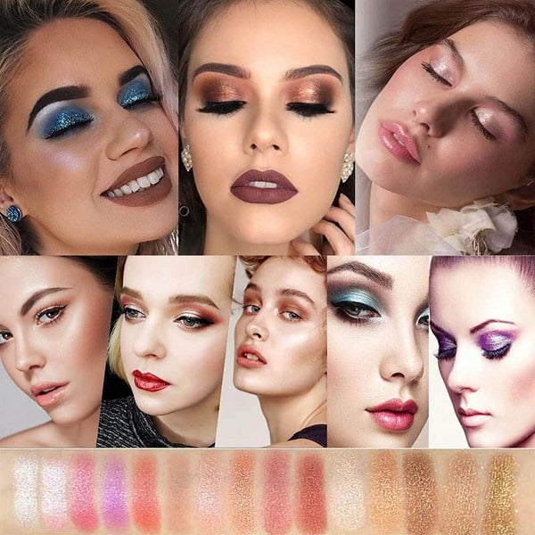 ✨10 colors Sparkle Shimmer Eyeshadow Palette