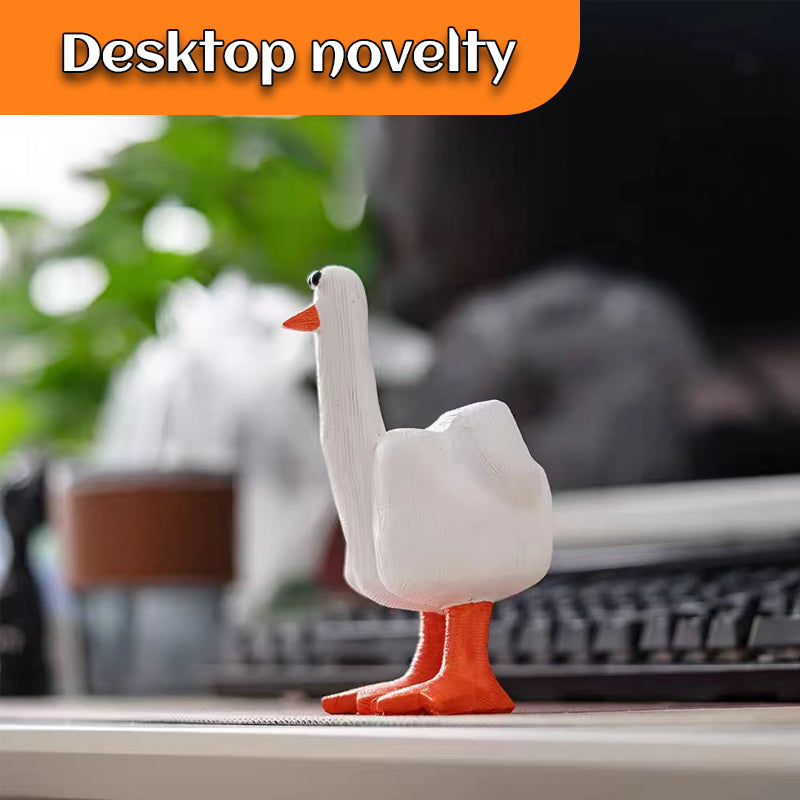 Fun Middle Finger Duck Ornament