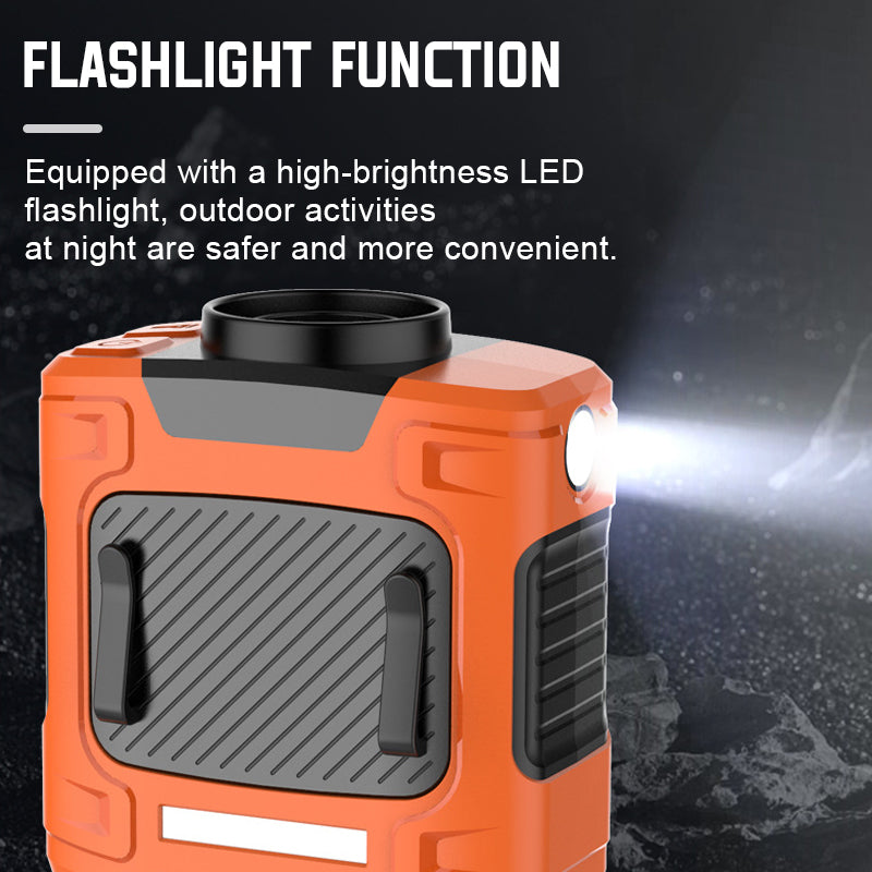 Waist-Mounted Portable Fan Flashlight