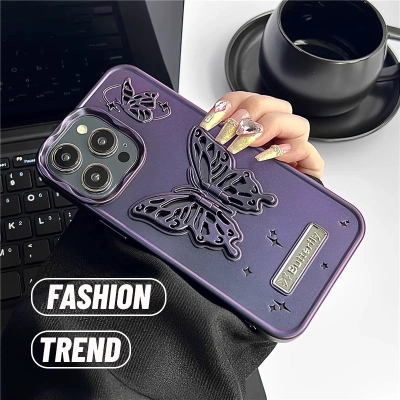 Cell Phone Case With Butterfly Stand