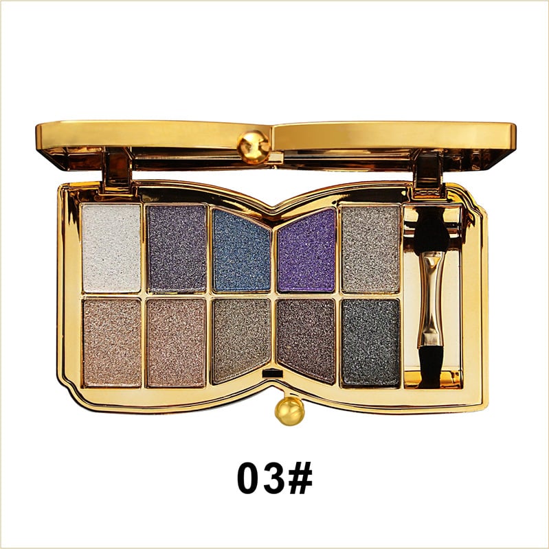 ✨10 colors Sparkle Shimmer Eyeshadow Palette