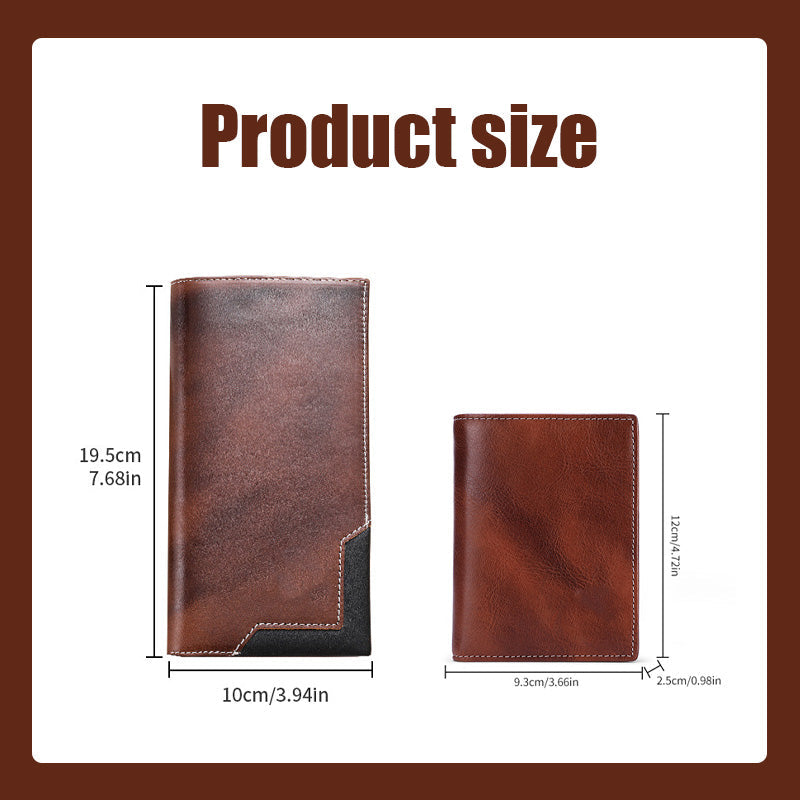 Genuine Leather Rfid Anti-theft Wallet