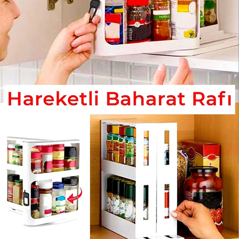 Food Rotary Seasoning Rack