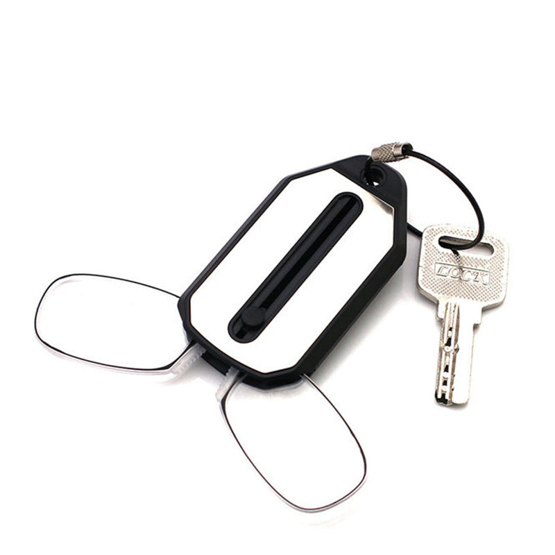 Clip-Nose Soft Silicone Reading Glasses Keychain