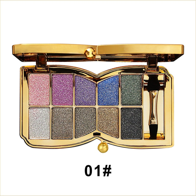 ✨10 colors Sparkle Shimmer Eyeshadow Palette