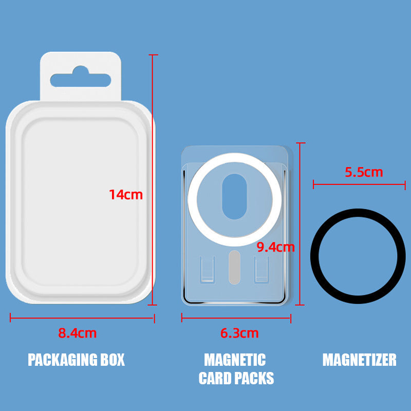 Transparent Magnetic Card Holder