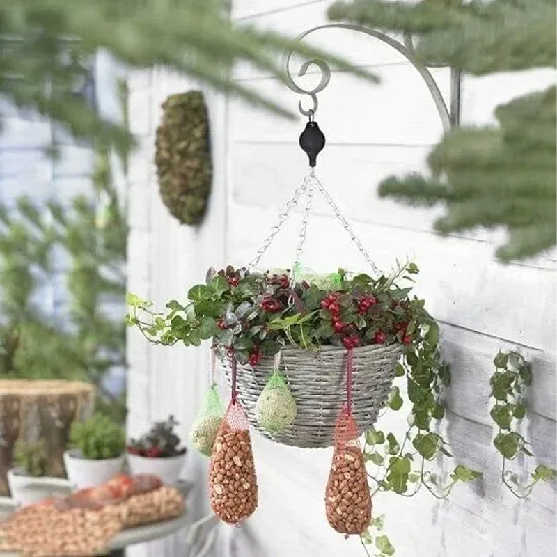 🌳 Retractable Lifting Basket Gardening Hook