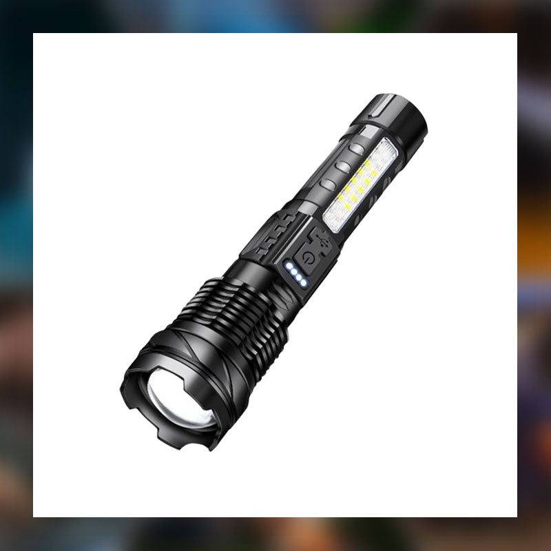 High Intensity Rechargeable Outdoor Portable Flashlight