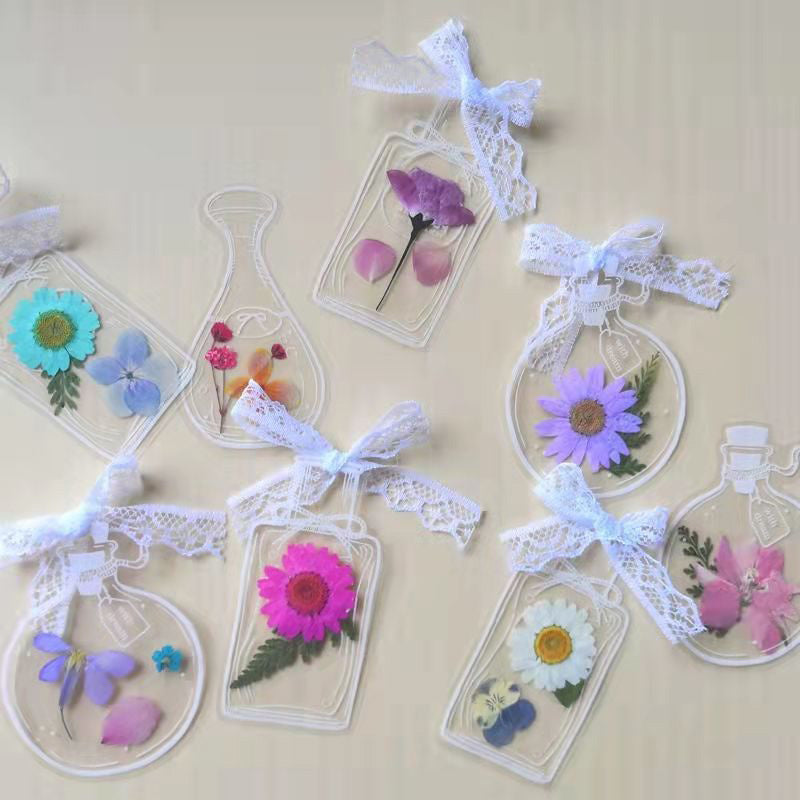 30 PCS Dried Flower Bookmarks