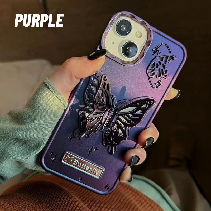 Cell Phone Case With Butterfly Stand