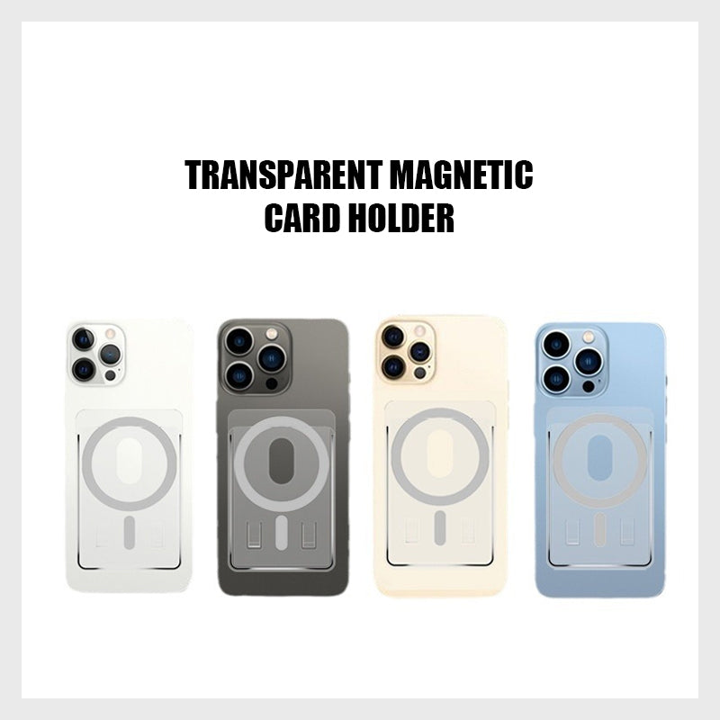 Transparent Magnetic Card Holder