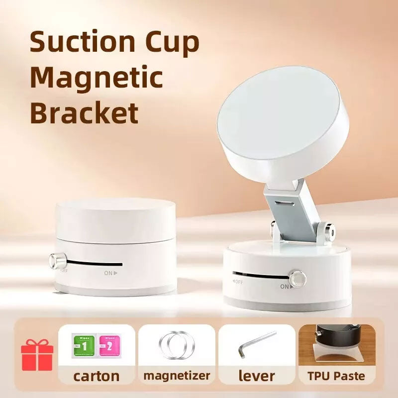 Vacuum Suction Magnetic Phone Stand