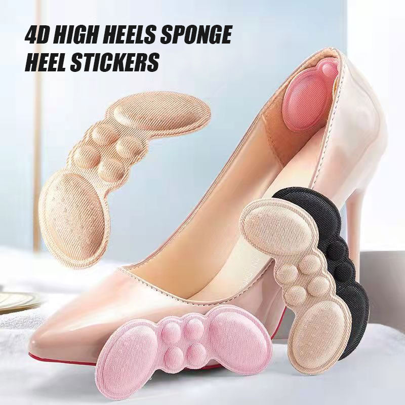 4D High Heels Sponge Heel Stickers