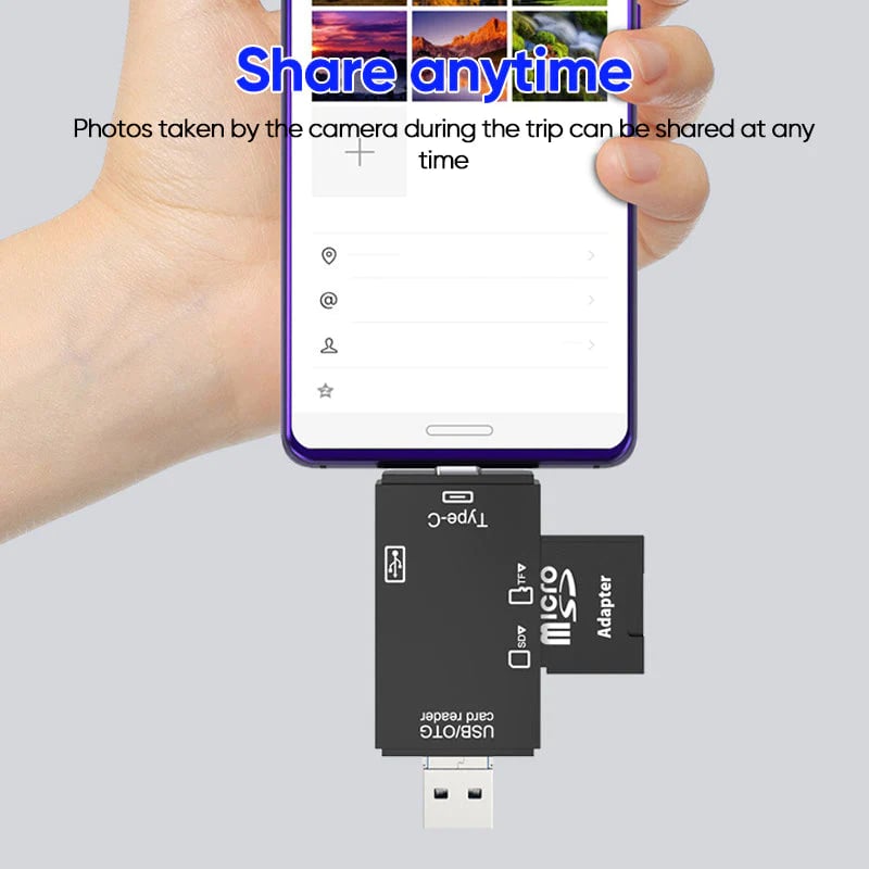 💥6-in-1 Smart Media Card Reader
