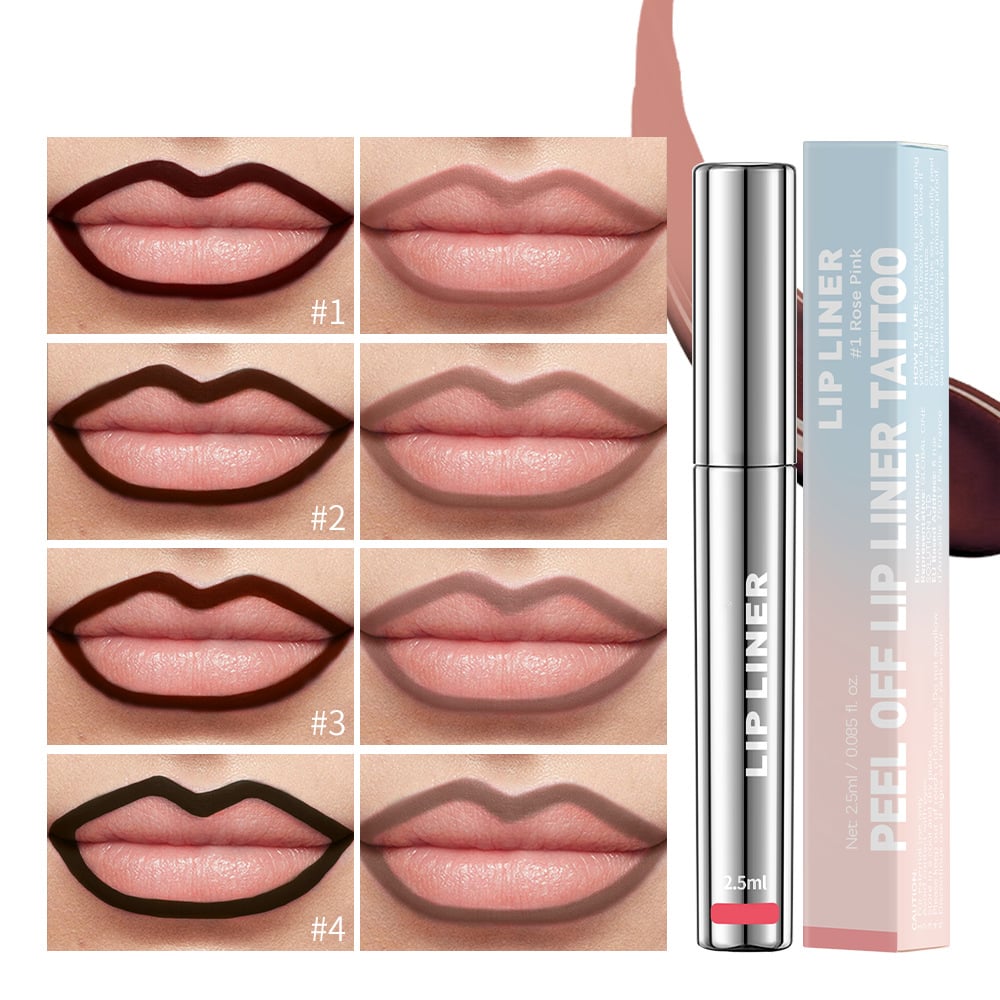 Tear Off Lip Gloss Lip Liner