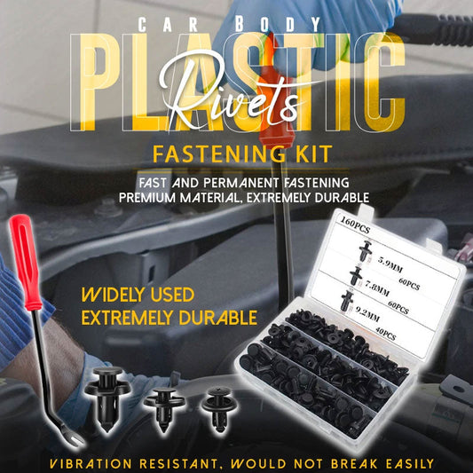 Car Body Plastic Rivets Fastening Kit