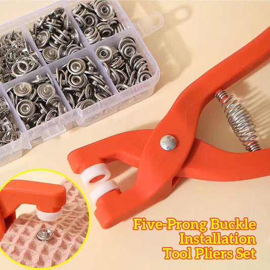 Five-Prong Buckle Installation Tool Pliers Set