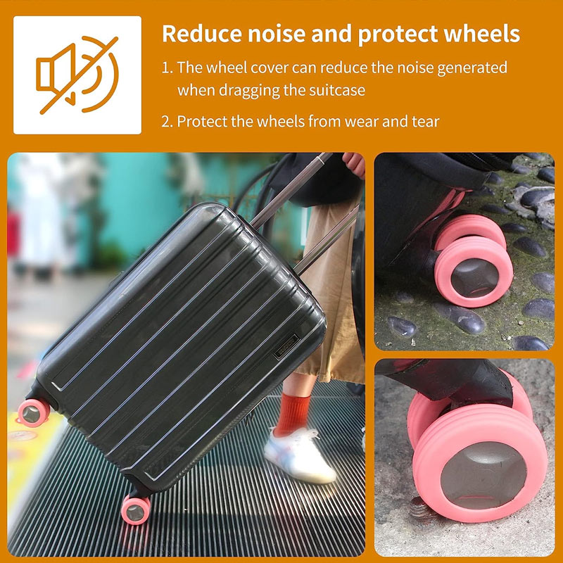 Luggage Wheel Silicone Protective Cover
