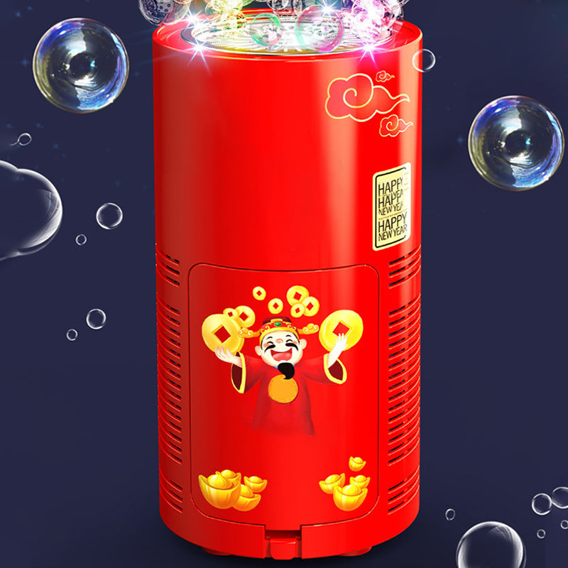New Year Gift Fireworks Bubble Machine