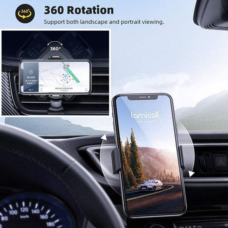 In-car inductive phone mount